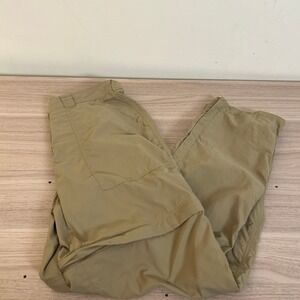 ExOfficio Convertible Hiking Pants Khaki Insect Shield Size S (6-8)